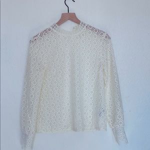 White Long sleeve top